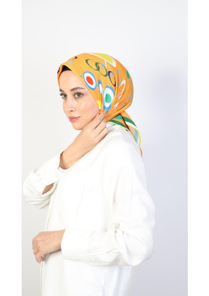 Lilith Pilise Twill Eşarp Turuncu