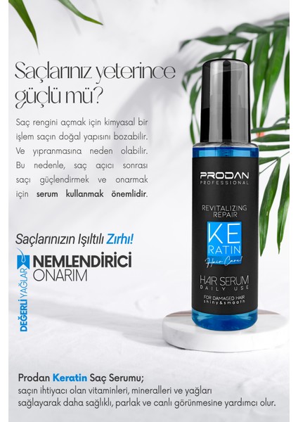 Keratin Saç Serumu | Parlaklık Verici | Isı KORUYUCU-100 ml modelleri