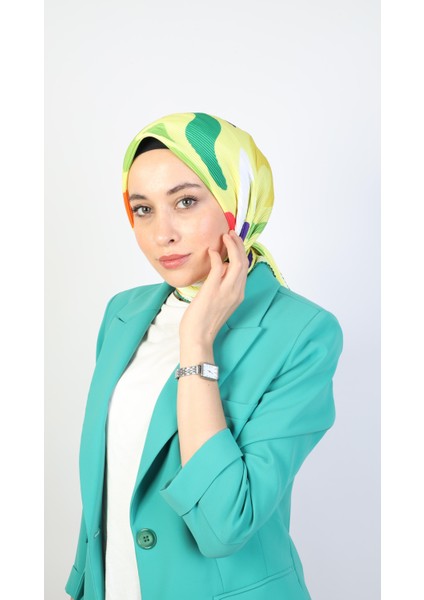 Aldina Pilise Twill Eşarp Sarı