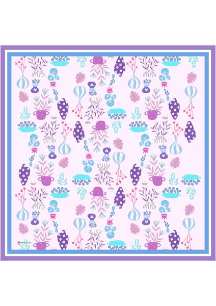 Cristela Pilise Soft Eşarp Mor