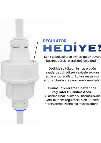 Home Natural Pompalı Su Arıtma Cihazı - Siyah