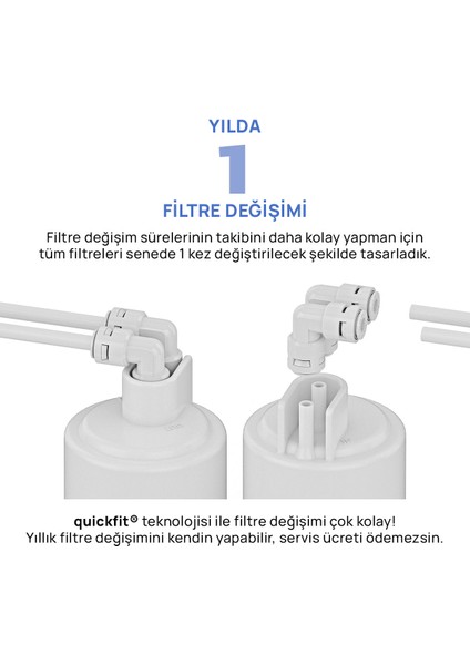 Home Natural Pompalı Su Arıtma Cihazı - Siyah