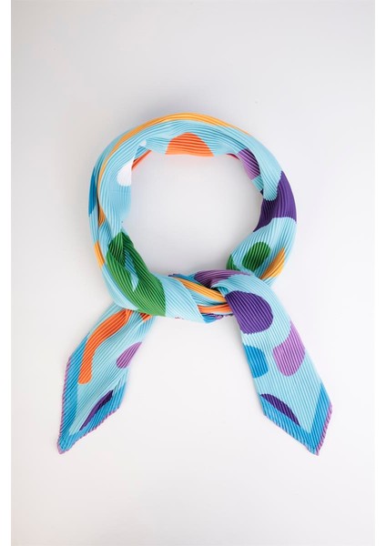 Aldina Pilise Twill Eşarp Turkuaz fiyatları