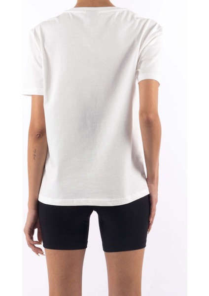 Basic V Yaka T-Shirt Kadın - Ekru fiyatları