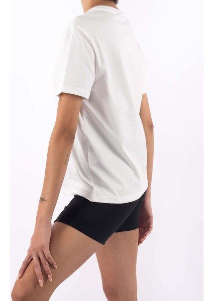 Basic V Yaka T-Shirt Kadın - Ekru modelleri