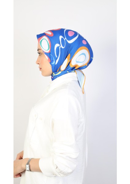 Lilith Pilise Twill Eşarp Lacivert fiyatları