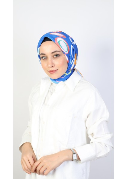 Lilith Pilise Twill Eşarp Lacivert modelleri