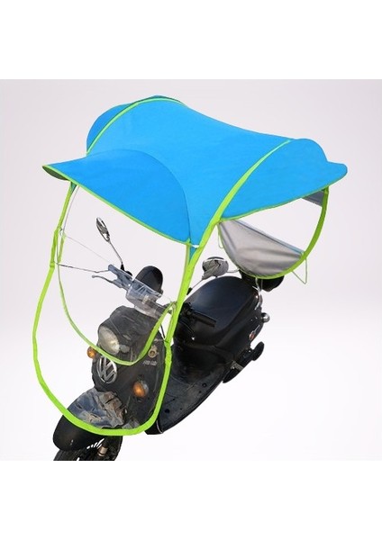 Motosiklet ve Scooter Için Yağmurluk Tentesi Gölgelik Branda (Yurt Dışından)