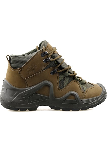 Nubuk Deri Haki Erkek Outdoor Botu P1490NH-1 Haki