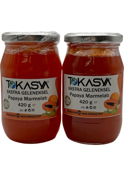 Papaya Marmelatı 420 G (2 Li Kavanoz)
