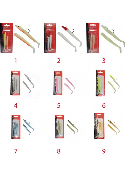3071 Ultimate Sardine 12CM Levrek Silikonu 2'li Suni Yem 9