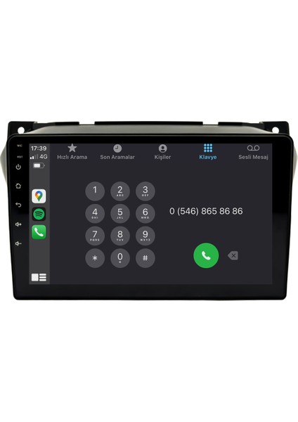 Suzuki Alto (2010-2011) Android 14 Multimedya Carplay 10 Inch 8 GB Ram / 128 GB Hafıza CRV-4518XAA fırsatları