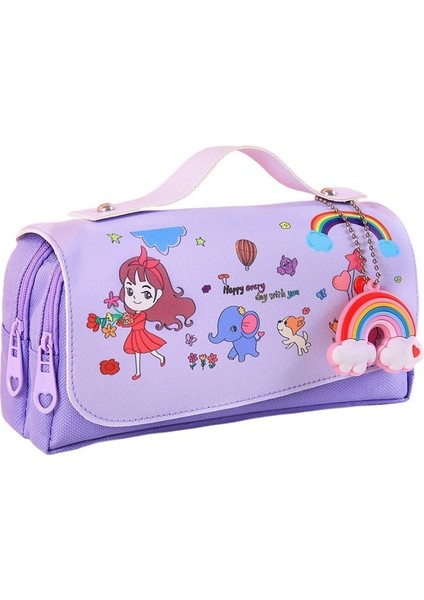Sevimli Kız Gibi Kalem Kutusu Çantası (Yurt Dışından)