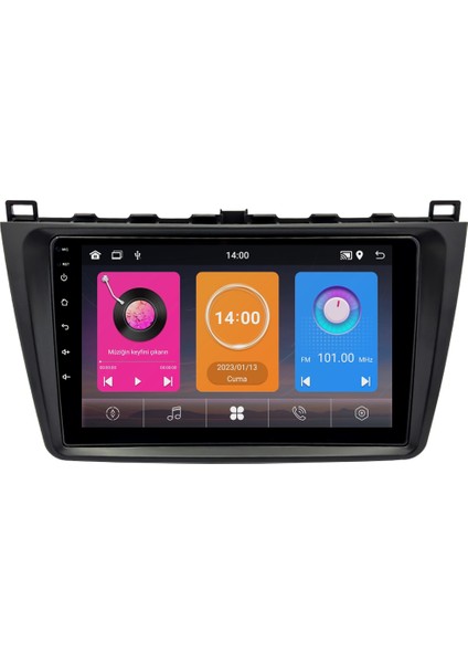 Mazda 6 (2009-2011) Android 14 Multimedya Carplay 10 Inch 8 GB Ram / 128 GB Hafıza CRV-4591XAA