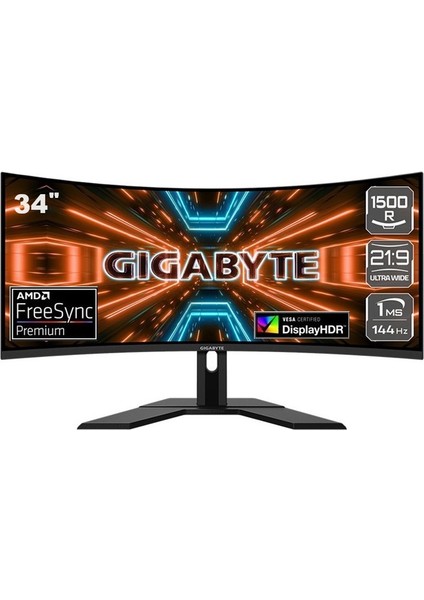 G34WQC-A 34" 144 Hz 1 MS WQHD FreeSync VA Curved Oyuncu Monitör