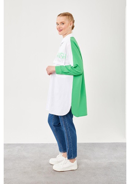 Benetton Patlı Cepli Ribanalı Gömlek fiyatları