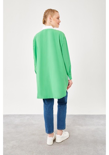 Benetton Patlı Cepli Ribanalı Gömlek indirimleri