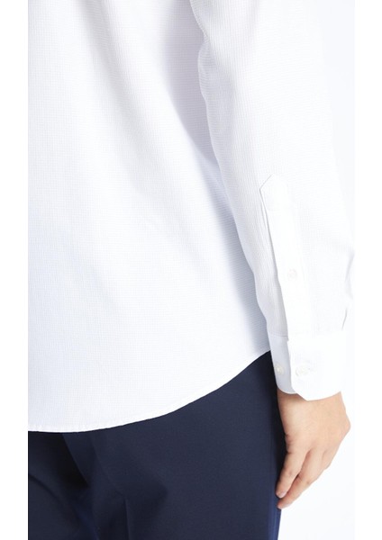 Lcwaıkıkı Formal Regular Fit Uzun Kollu Armürlü Erkek Gömlek