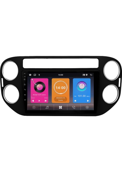 Volkswagen Tiguan (2008-2016) Android 14 Multimedya Carplay 10 Inch 8 GB Ram - 128 GB Hafıza CRV-4581XAA