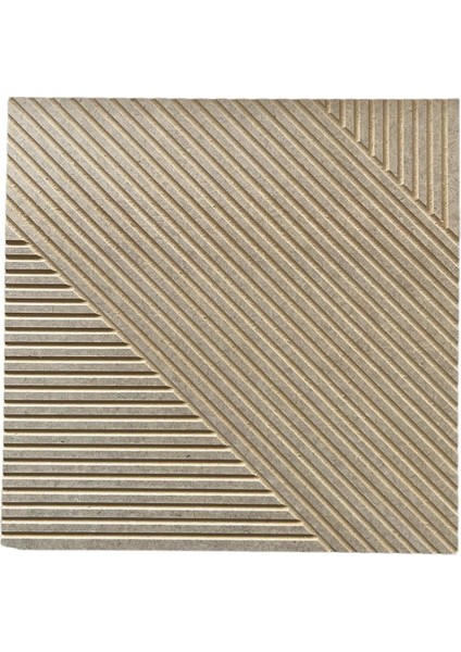 Boyanabilir Duvar Paneli Modern Karma 4 Adet (50 cm x 50 cm )8mm Ham Mdf