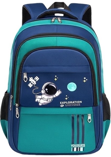 Ilkokul Öğrencisi Sırt Çantası Astronot Birinci, Ikinci, Üçüncü, Dördüncü, Beşinci ve Altıncı Sınıf Erkek Okul Çantası Büyük Kapasiteli Kız Sırt Çantası Omurga Koruyucusu (Yurt Dışından)