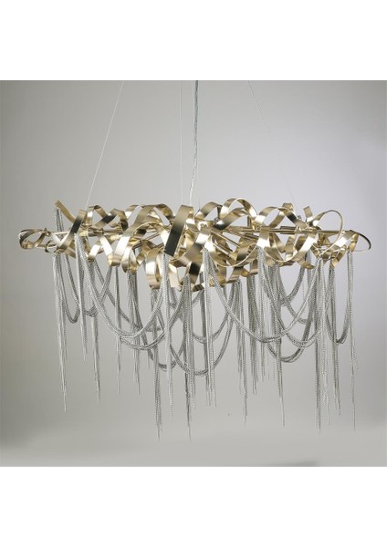 Knot Silver Avize 100X65 cm AY.VTPL-0139