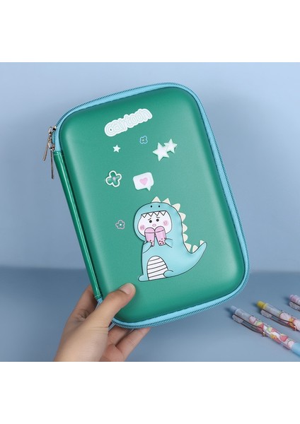 Erkekler ve Kadınlar Için Kare Karikatür Eva Kırtasiye Kutusu Basit Büyük Kapasiteli Kalem Kutusu (Yurt Dışından)