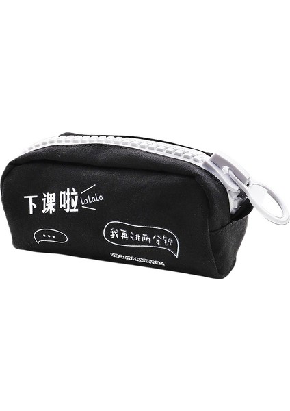 Büyük Fermuarlı Sevimli Kalem Çantası Basit 2024 Erkek ve Kızlar Için Yeni Stil Ins Japon Ilkokul Öğrencileri Orta Okul Öğrencileri Üniversite Öğrencileri (Yurt Dışından)