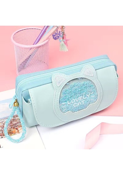 Sevimli Kızlar Büyük Kapasiteli Kırtasiye Kutusu Çok Fonksiyonlu Kalem Kutusu (Yurt Dışından)