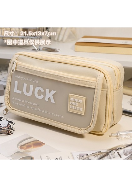 Büyük Kapasiteli Kalem Kutusu, Basit, Süper Büyük Kapasiteli, Güzel Görünümlü Kız Kırtasiye Kutusu (Yurt Dışından)