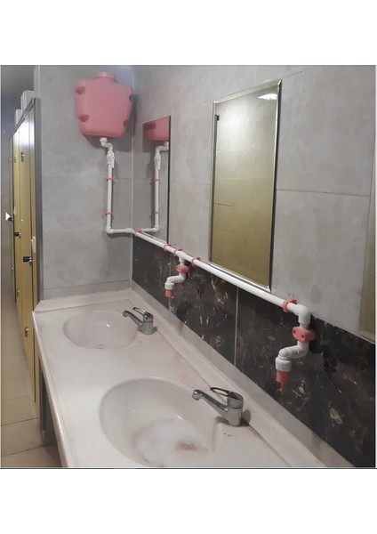 10 Lt Alttan Basmalı 4 Musluklu Merkezi Sistem Depolu Sıvı Sabunluk fırsatları