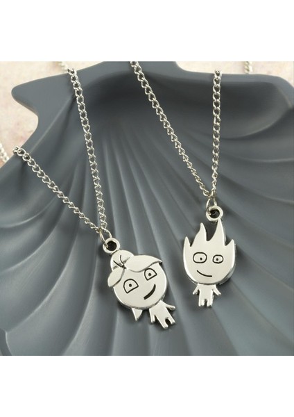 Kız Erkek Arkadaş Zincir Kolye (Çift Kolye)