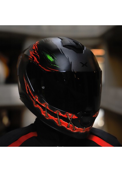 Y.100R Nıght Rıder Mat Tıtanıum Kask fiyatları