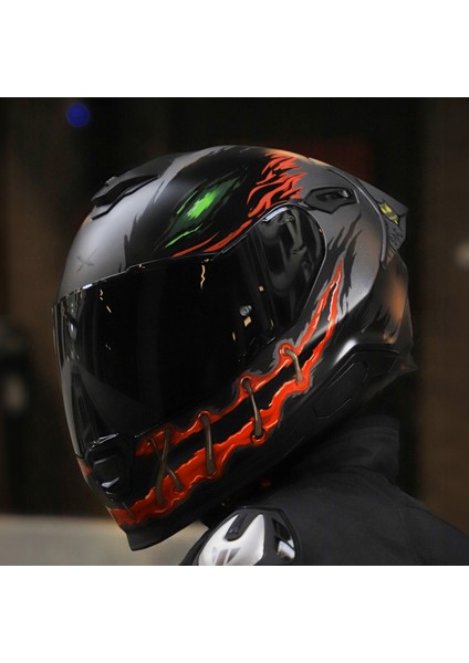 Y.100R Nıght Rıder Mat Tıtanıum Kask indirimleri