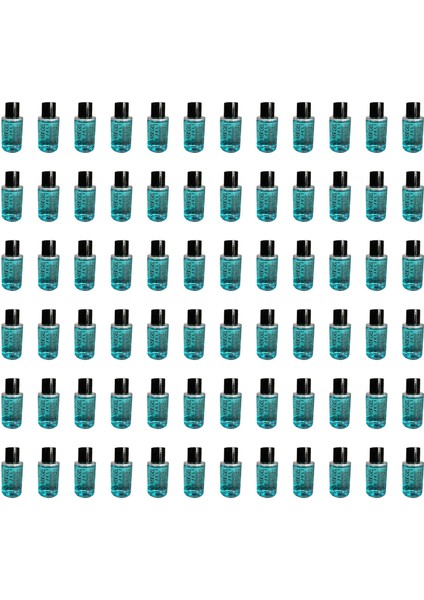 Tek Kullanımlık Mini Otel Seyehat Kamp Duş Jeli - Mavi - Şişe - 30 cc / 30 Ml. - 100 Adet