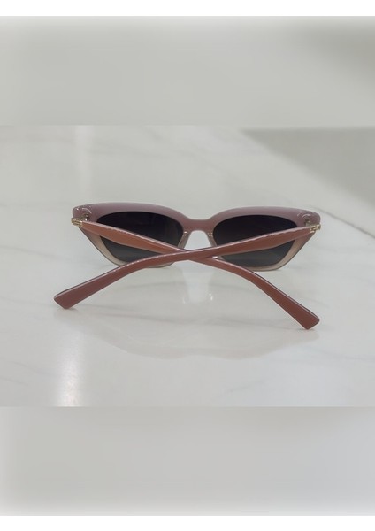 HM 1609 C4 Cat Eye Pembe - Kahverengi Kadın Güneş Gözlüğü modelleri