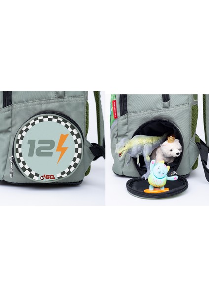 Roller Go Çocuk Okul Sırt Çantası Race Car