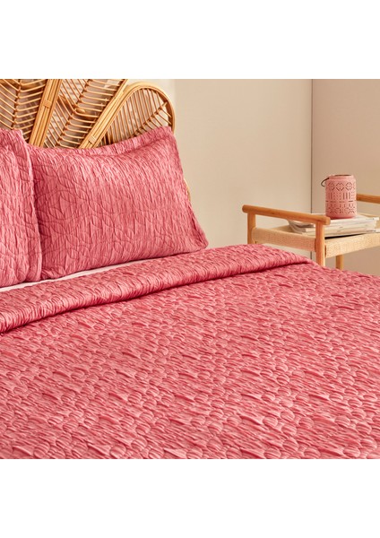 Rody Çift Kişilik Yatak Örtüsü Fuşya fırsatları