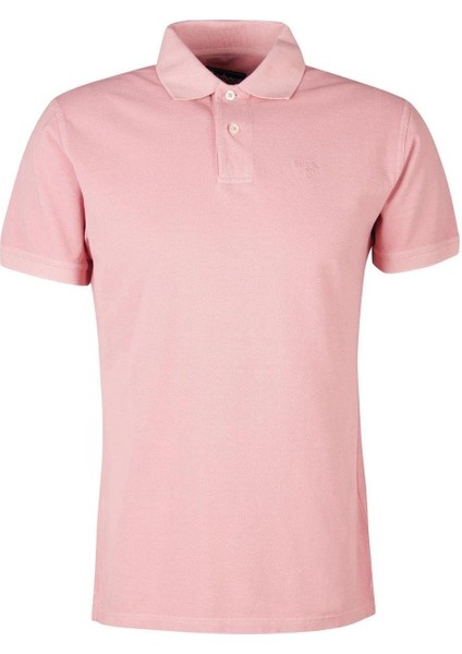 Washed Sports Polo Yaka PI15 Pink Salt