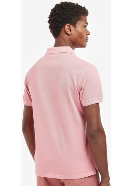 Washed Sports Polo Yaka PI15 Pink Salt