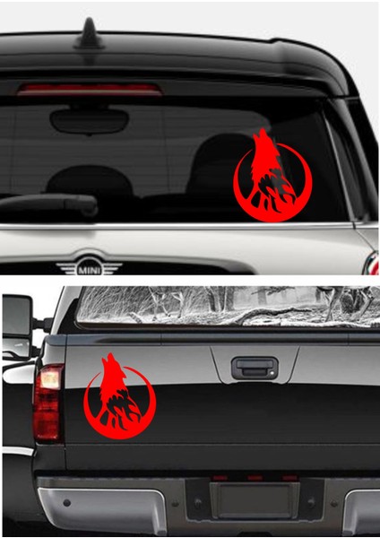 Kurt Hilal Bozkurt Araba Oto Motosiklet Sticker 01968 fiyatları