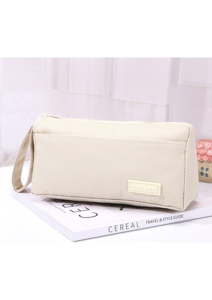 Ilkokul ve Ortaokul Öğrencileri Için Yeni, Basit, Taşınabilir, Büyük Kapasiteli Kalem Kutusu, Yakışıklı Erkek ve Kız Çocukları Için Çift Çekmeli Oxford Kumaş Kalem Kutusu (Yurt Dışından)