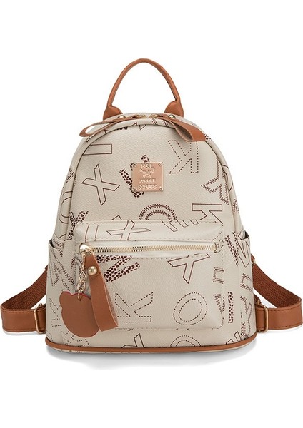 Günlük Büyük Kapasiteli Baskılı Kadın Sırt Çantası (Yurt Dışından)