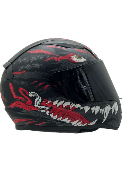 Rapid 2 Race Kaiju Tam Yüz Motosiklet Kaskı – ECE 22.06 Onaylı, Polikarbonat, Mikrometrik Bağlantı, Şehir İçi ve Uzun Yol Kullanımına Uygun modelleri