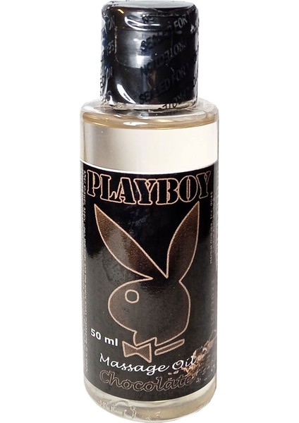 Çikolatalı 50 ml Taşınabilir Boy Errotik Masaj Yağı / Playboy Strawberry Chocolate Massage Oil 50ML