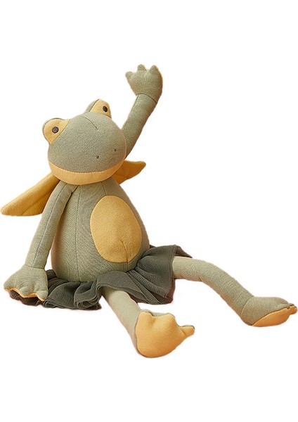 40 cm Yeni Peluş Bebek Yeşil Kurbağa Oyuncak Gazlı Bez Etek Peluş Bebek Oyuncak (Yurt Dışından)