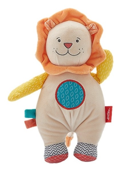 25 cm Sarı Aslan Bebek Oyuncak Arkadaşı Ebeveyn-Çocuk Interaktif Bebek Peluş Bebek (Yurt Dışından)