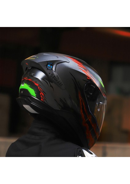 Y.100R Nıght Rıder Mat Tıtanıum Kask