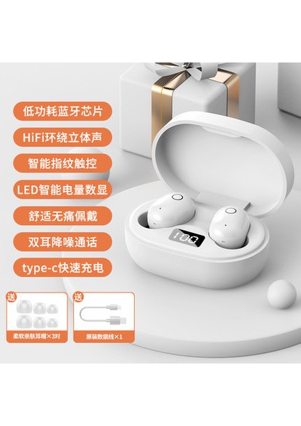Apple Android Uyumlu Kablosuz Bluetooth Kulaklık J15 Macaron Renkli Stereo Mini Dokunmatik Tws Kulak Içi Tip (Yurt Dışından)