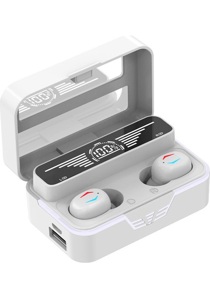 T25 Kulak Içi Kablosuz Bluetooth Kulaklık, Yüksek Görünümlü Ayna Tasarımı, Ultra Uzun Pil Ömrü, Müzik, Oyun ve Koşu Için Özel (Yurt Dışından)